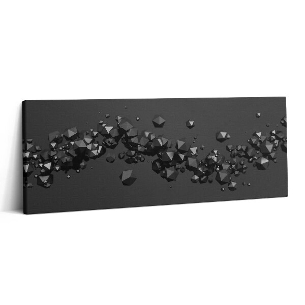Canvas kép 125x50 Absztrakt 3D alakzatok