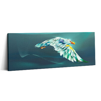 Canvas kép 125x50 Kép egy repülő sas