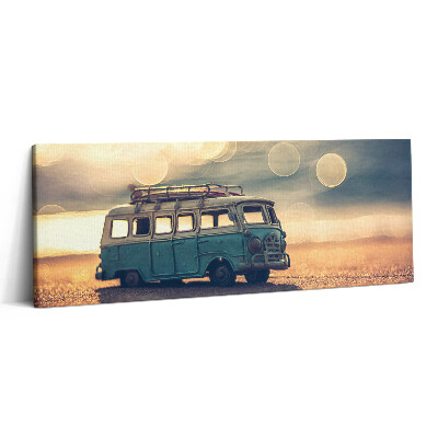 Canvas kép 125x50 Lakókocsi a tengerparton