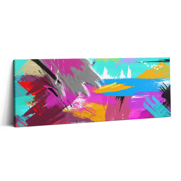 Canvas kép 125x50 Absztrakt ecsetvonások