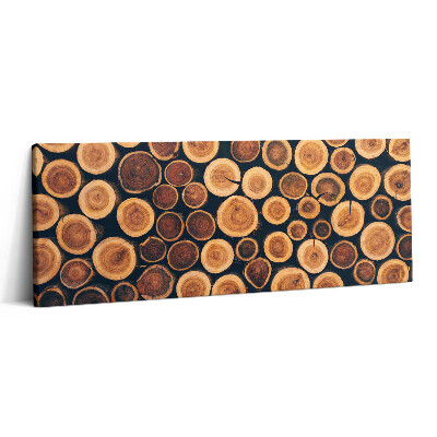 Canvas kép 125x50 Fa fatörzsek