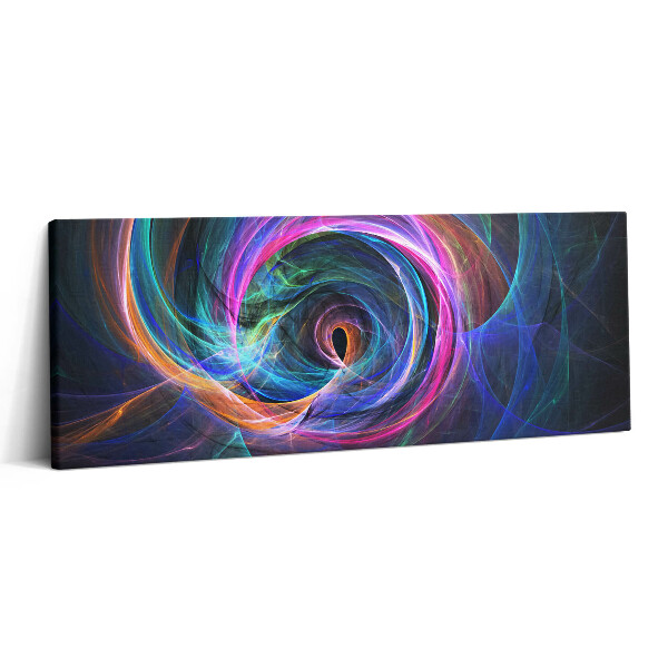 Canvas kép 125x50 Absztrakt - színes fraktál