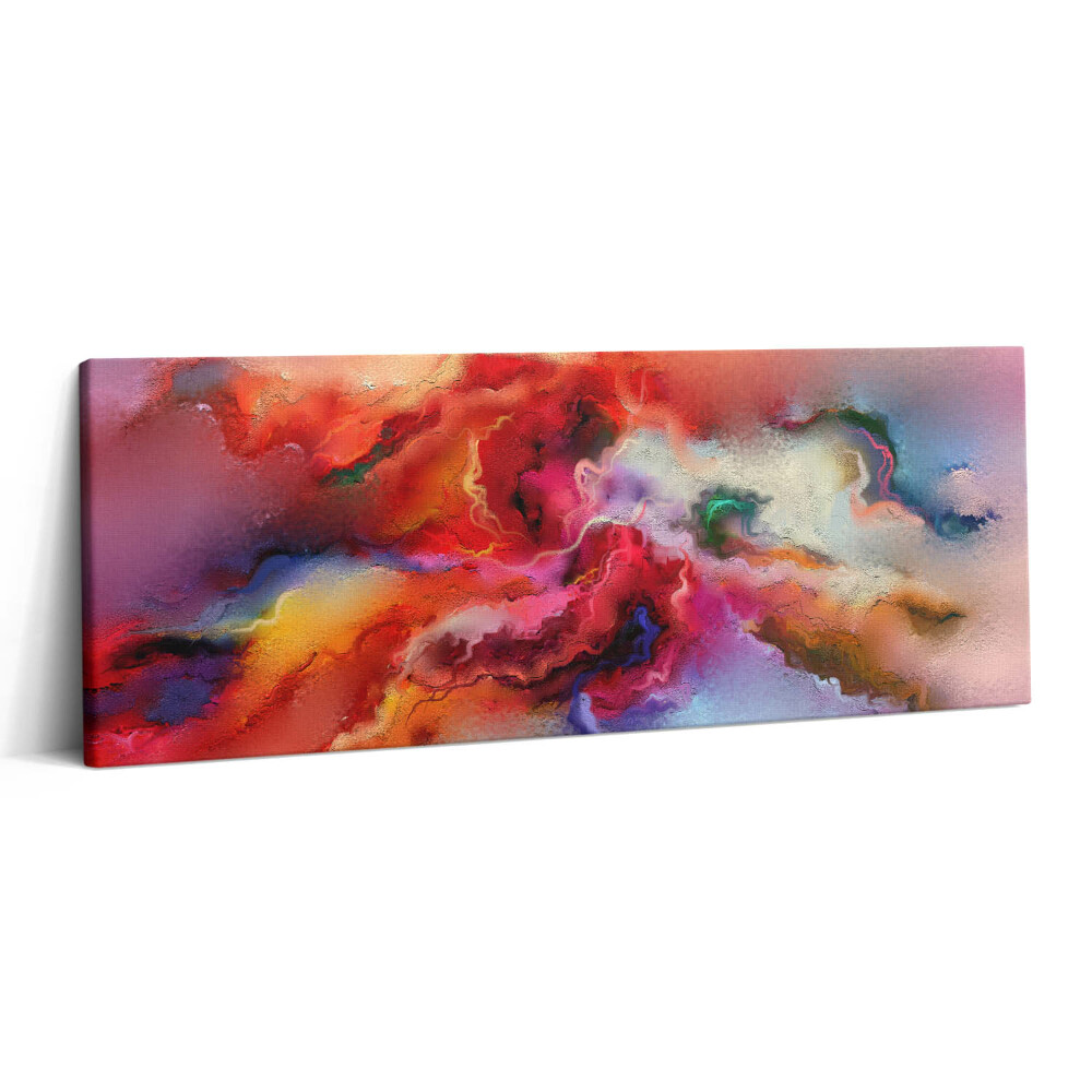 Canvas kép 125x50 Kiömlött festék