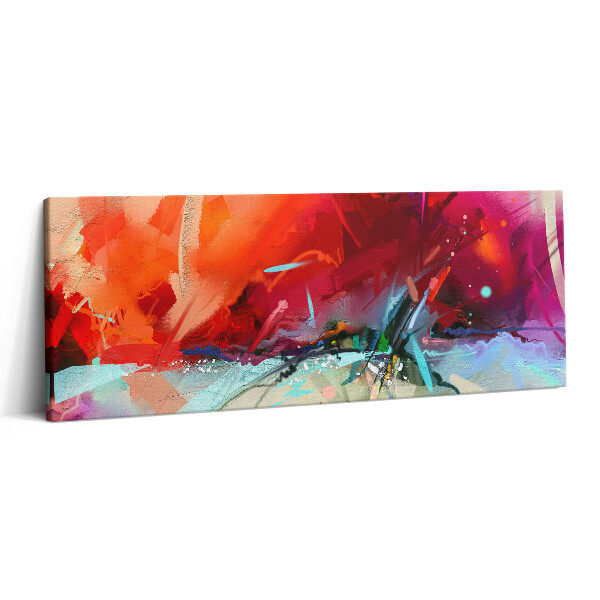 Canvas kép 125x50 Színes improvizáció