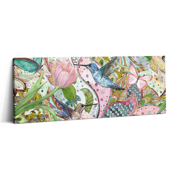 Canvas kép 125x50 Virágdíszítés