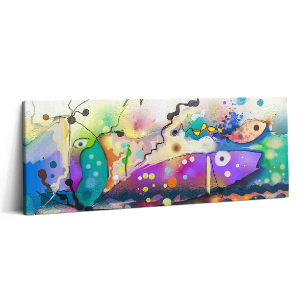 Canvas kép 125x50 Halak képe a tengerben