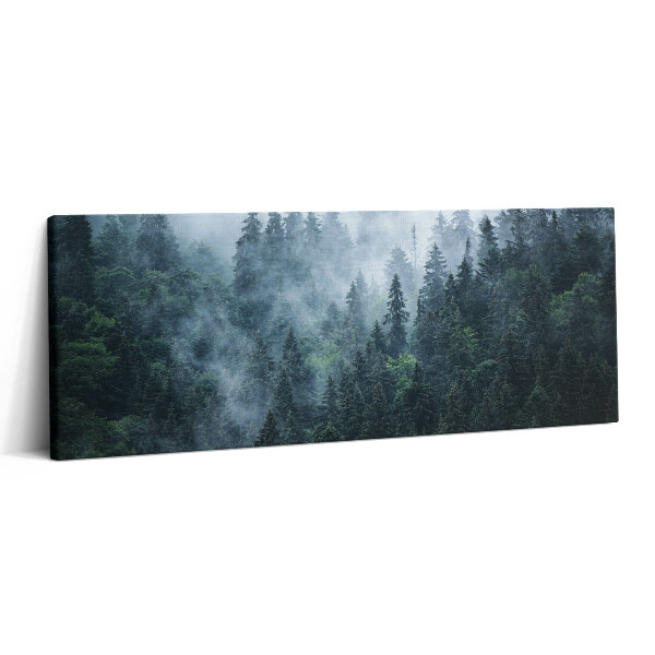Canvas kép 125x50 Ködös hegyi táj