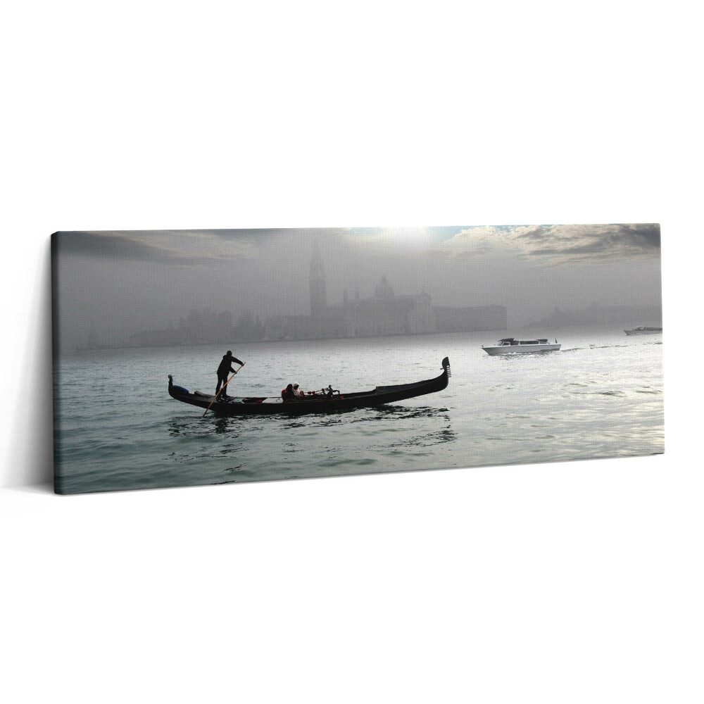 Canvas kép 125x50 Velencei gondolák