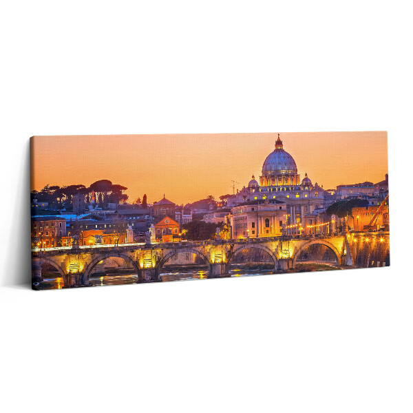 Canvas kép 125x50 A római Szent Péter-székesegyház