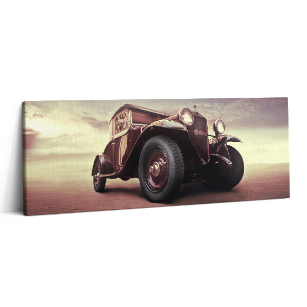 Canvas kép 125x50 Szüreti stílusú autó