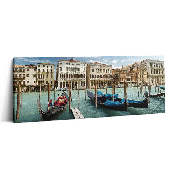 Canvas kép 125x50 Gondolák Velence Olaszország