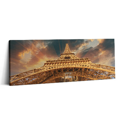Canvas kép 125x50 Az Eiffel-torony a napsütésben