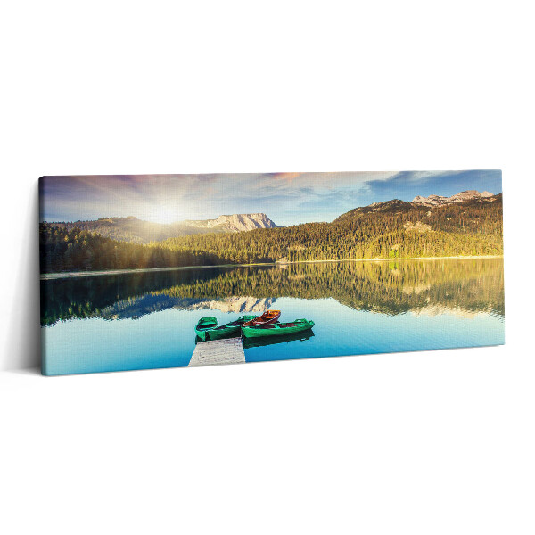 Canvas kép 125x50 Folyami tájkép