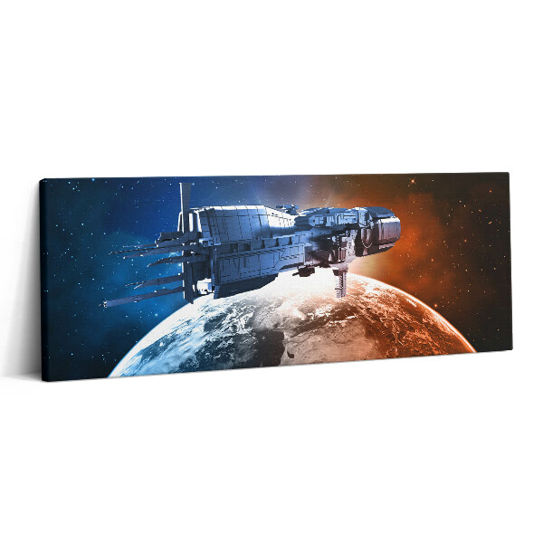 Canvas kép 125x50 Űrhajók