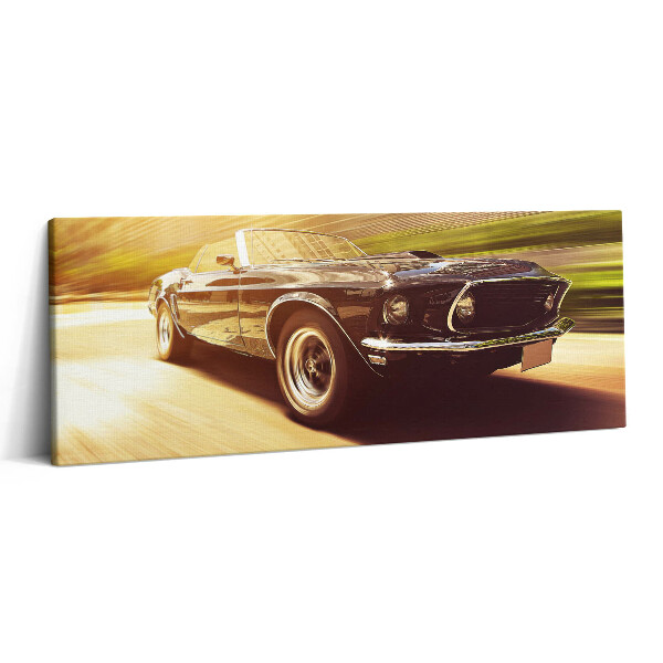 Canvas kép 125x50 Klasszikus autó mozgásban