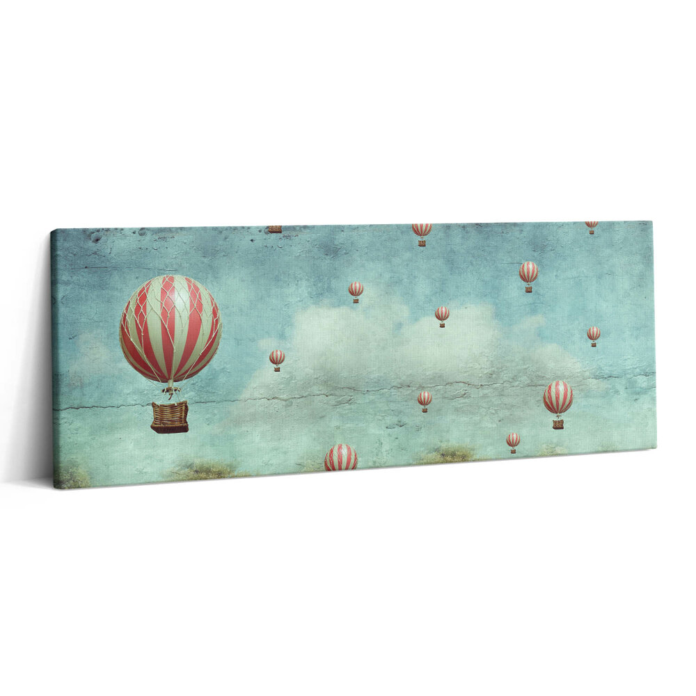 Canvas kép 125x50 Az égen szálló léggömbök