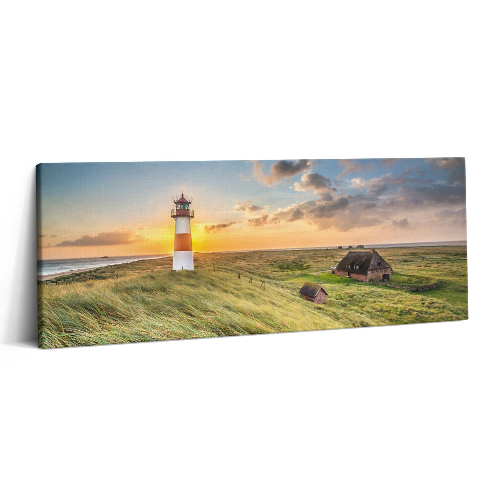 Canvas kép 125x50 A sylt-i világítótorony neve
