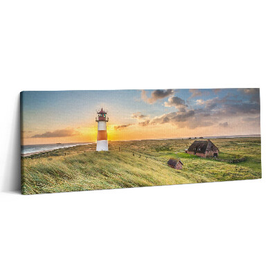 Canvas kép 125x50 A sylt-i világítótorony neve