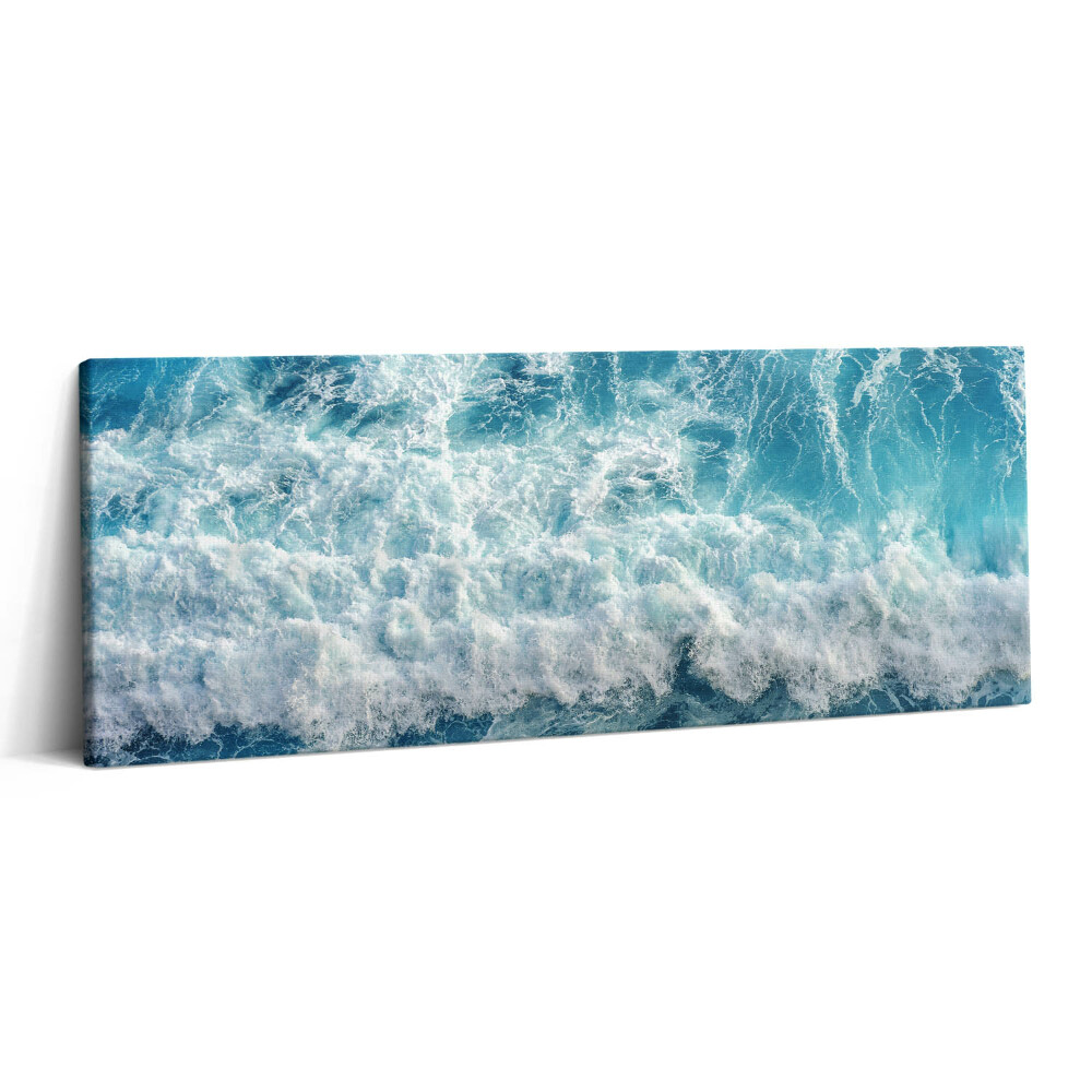 Canvas kép 125x50 Tengeri hullámok