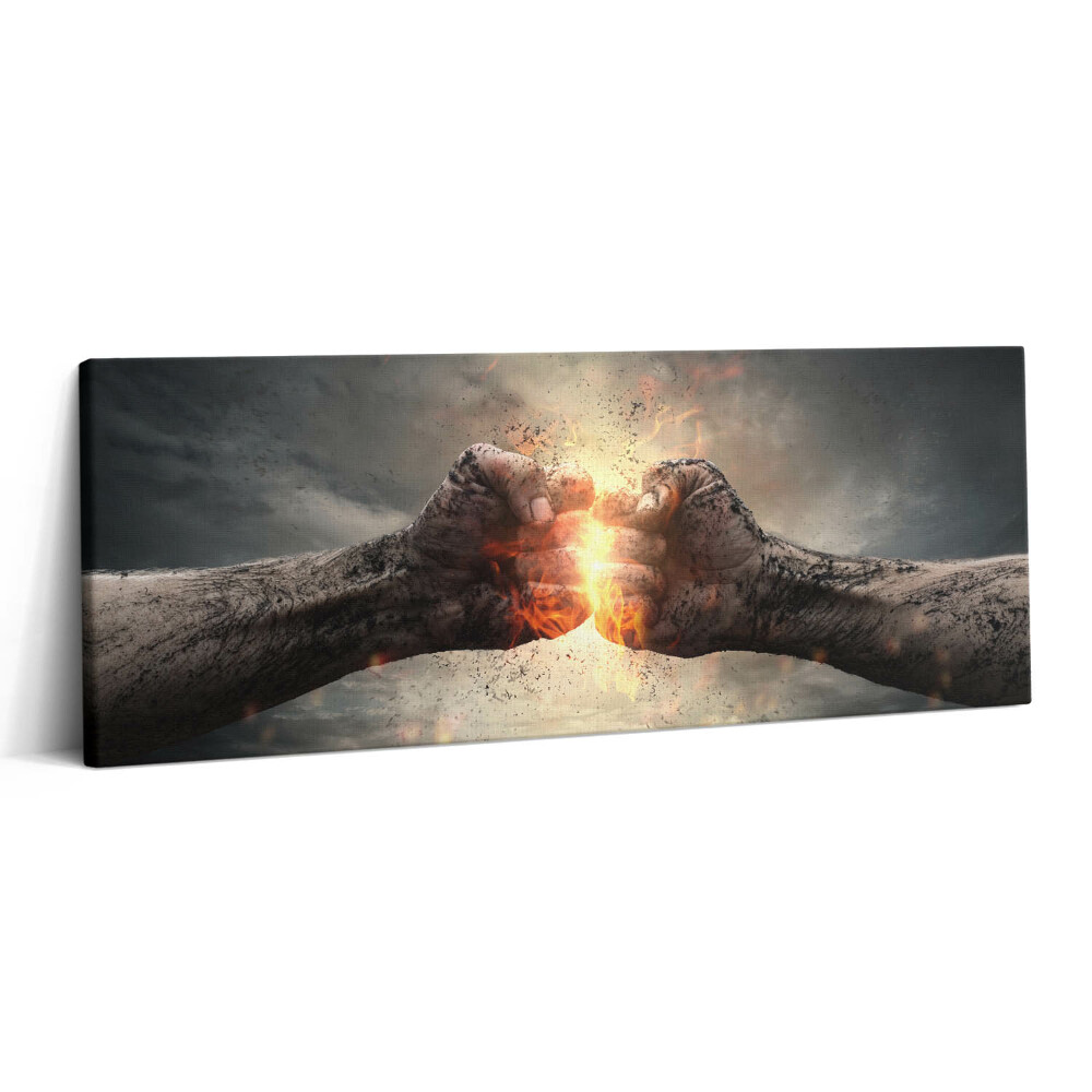 Canvas kép 125x50 Egy ököl ereje és hatalma