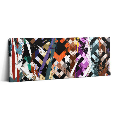 Canvas kép 125x50 Színes csíkok