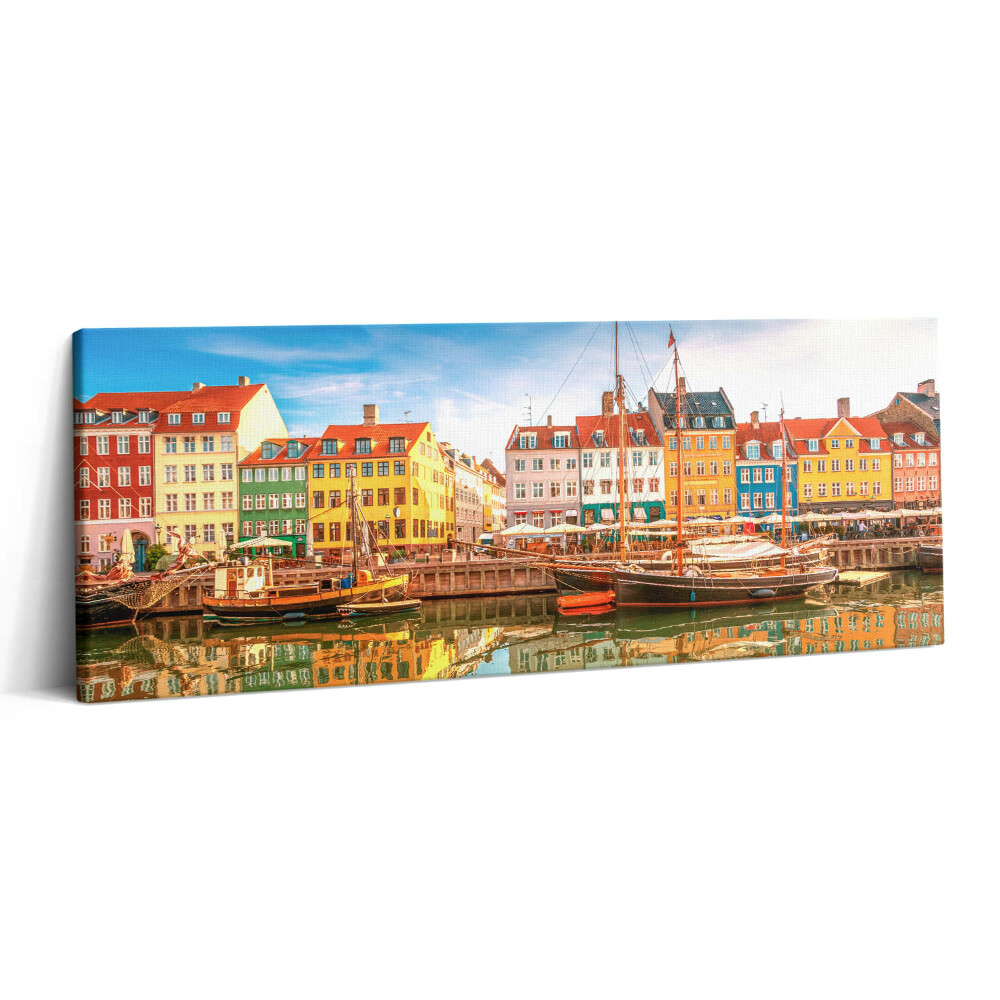 Canvas kép 125x50 Város a vízparton