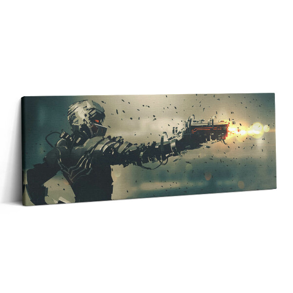 Canvas kép 125x50 Science-fiction illusztráció játékokhoz