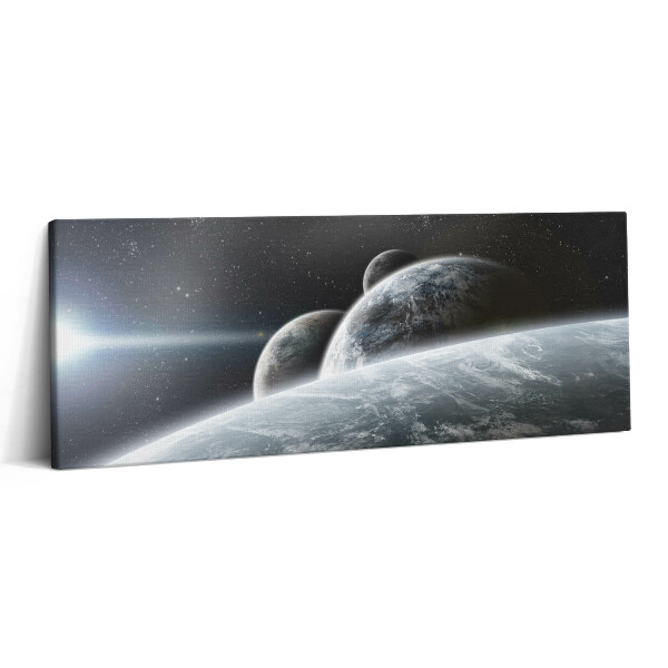 Canvas kép 125x50 Űr és bolygók