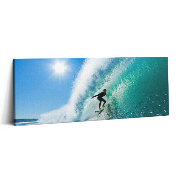 Canvas kép 125x50 Szörfözés Hawaiin