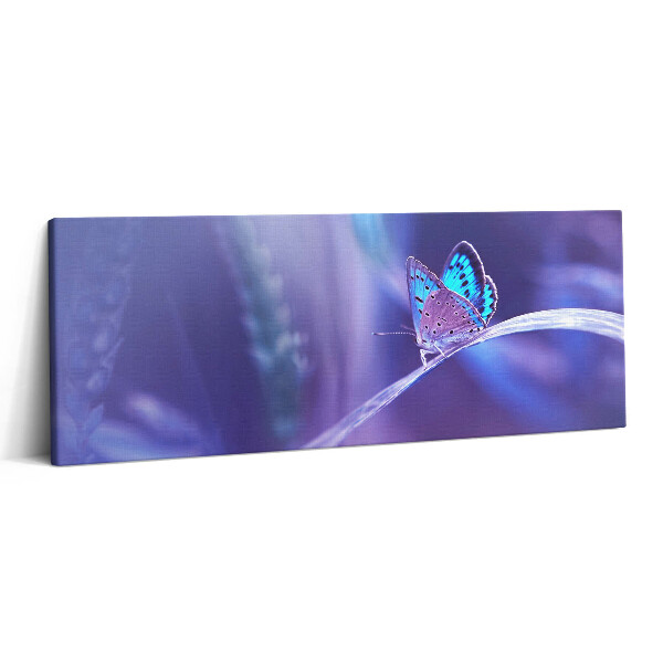Canvas kép 125x50 Pillangó a fűben