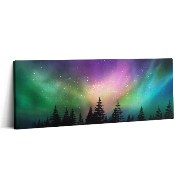 Canvas kép 125x50 Sarki fény
