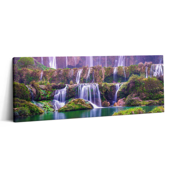 Canvas kép 125x50 Jiulong vízesés Kínában