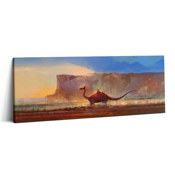 Canvas kép 125x50 Dinoszauruszok