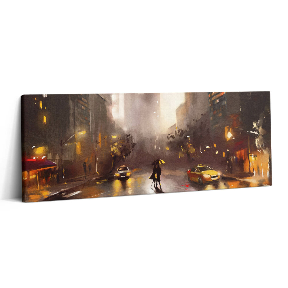 Canvas kép 125x50 New York utcai látképe