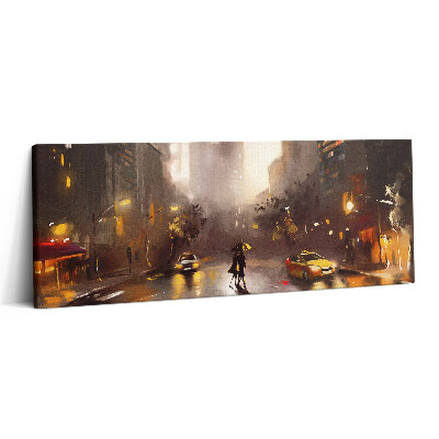 Canvas kép 125x50 New York utcai látképe