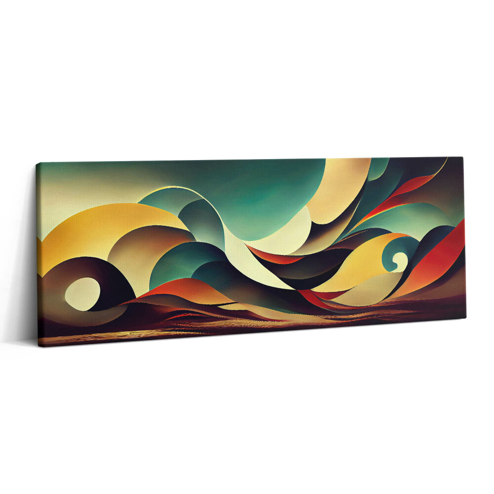 Canvas kép 125x50 Varrat nélküli absztrakt vonalak háttér