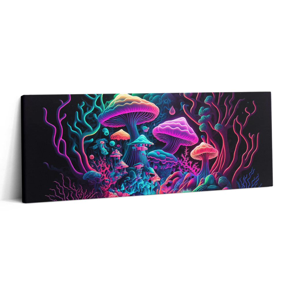 Canvas kép 125x50 Neon gomba