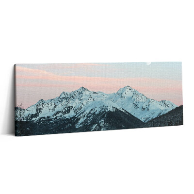 Canvas kép 125x50 Hegyvidék télen