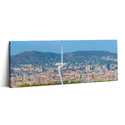 Canvas kép 125x50 Olimpiai park Barcelonában Katalóniában