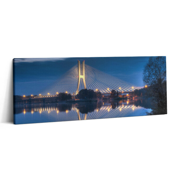 Canvas kép 125x50 Most Rędziński Wroclaw
