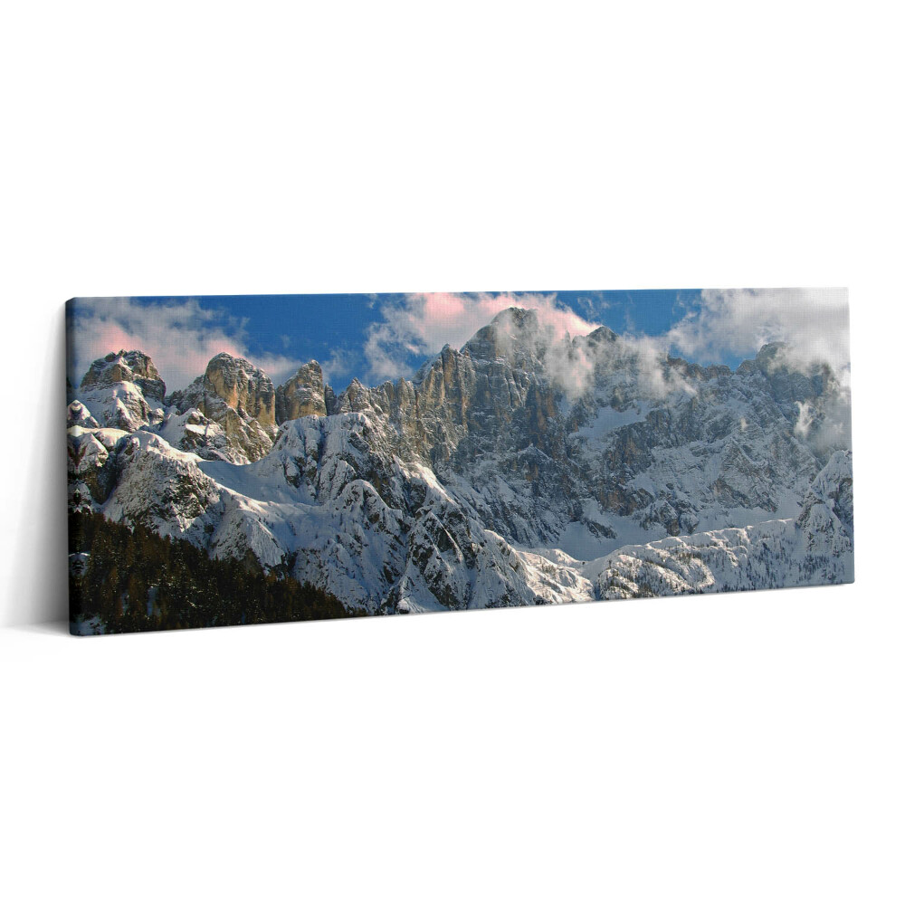 Canvas kép 125x50 Hegyek kék ég alatt