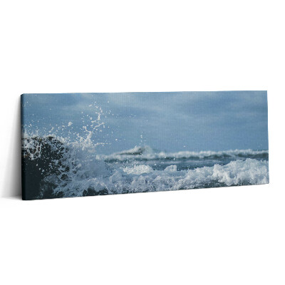 Canvas kép 125x50 A tenger hullámainak fotózása