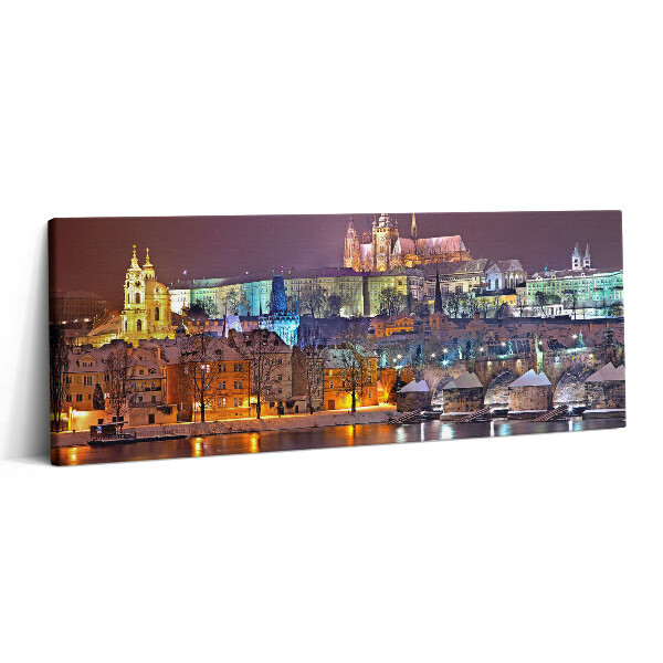 Canvas kép 125x50 Prágai várnegyed