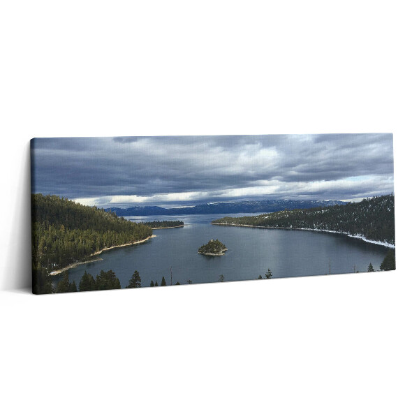 Canvas kép 125x50 Tavas táj