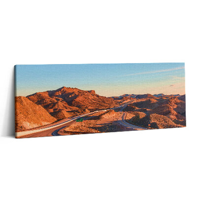 Canvas kép 125x50 Sziklák és kanyon