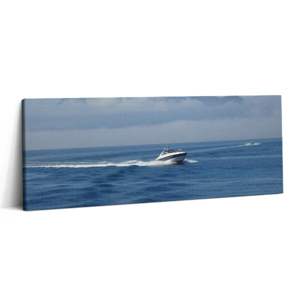Canvas kép 125x50 Vitorlás az óceánon