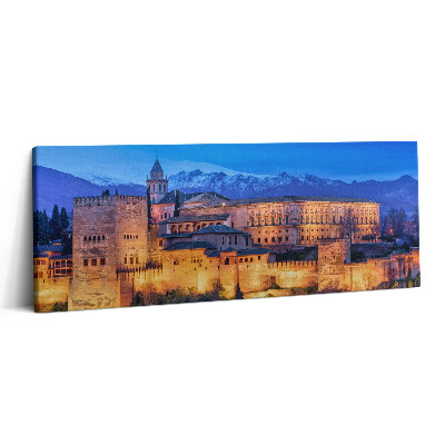 Canvas kép 125x50 Granada andalúziai falai