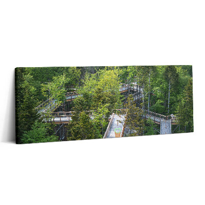 Canvas kép 125x50 Ösvény Krynica Zdrojban