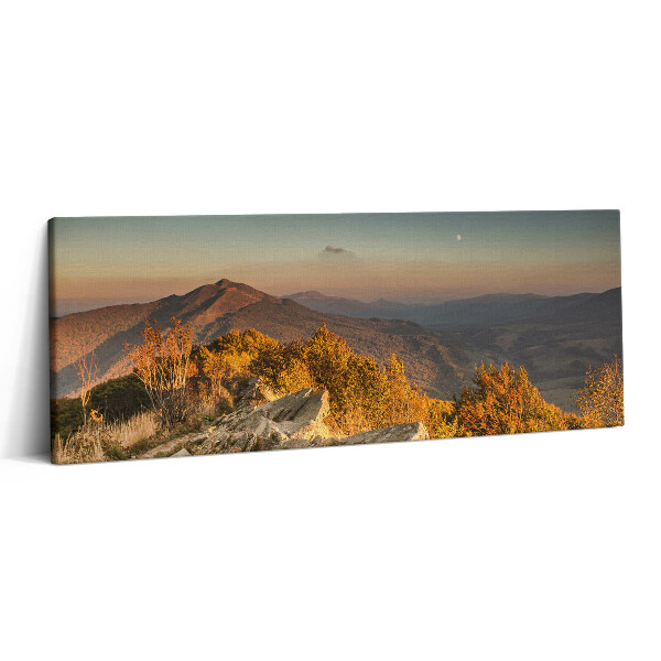 Canvas kép 125x50 Bieszczady
