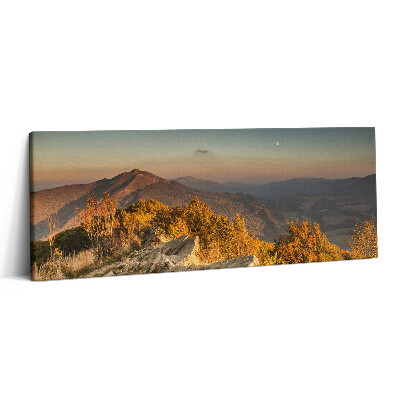 Canvas kép 125x50 Bieszczady